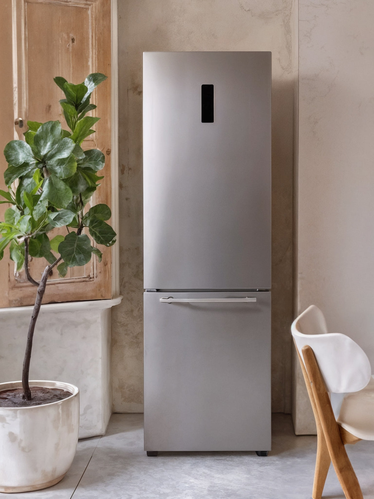 Modern Bottom Freezer Fridge-3