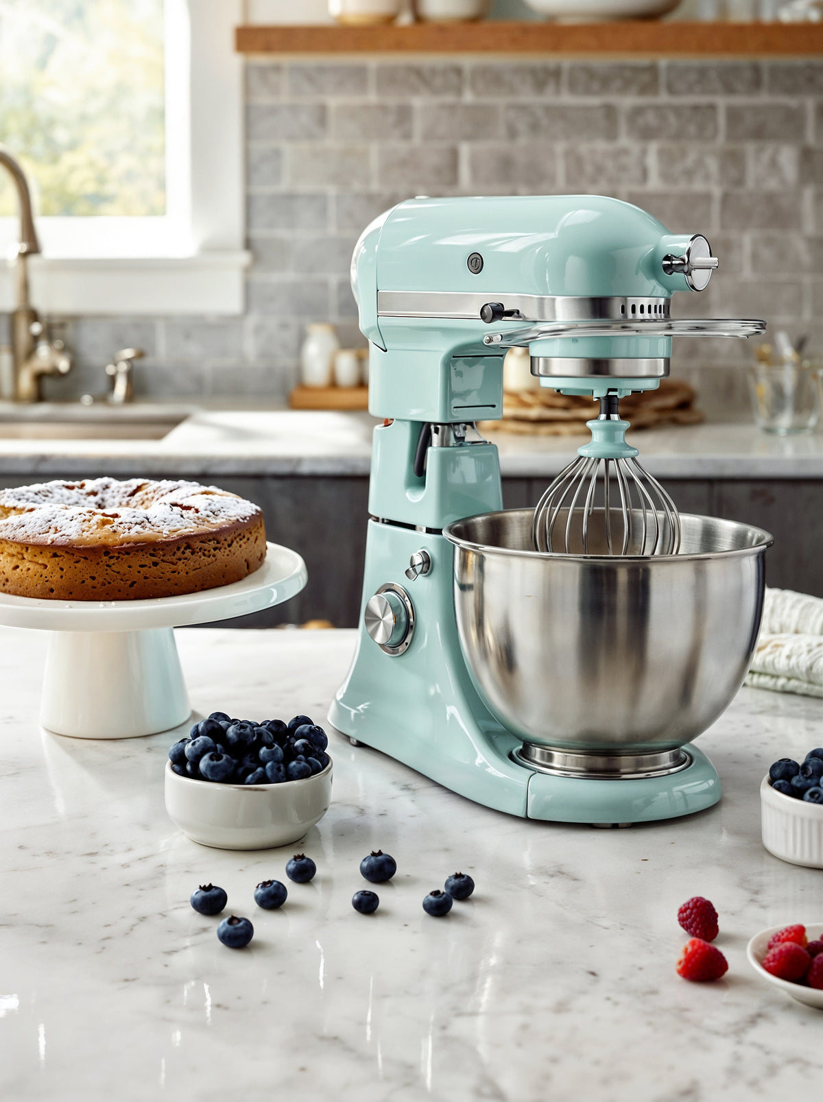 Retro Tilt-Head Stand Mixer